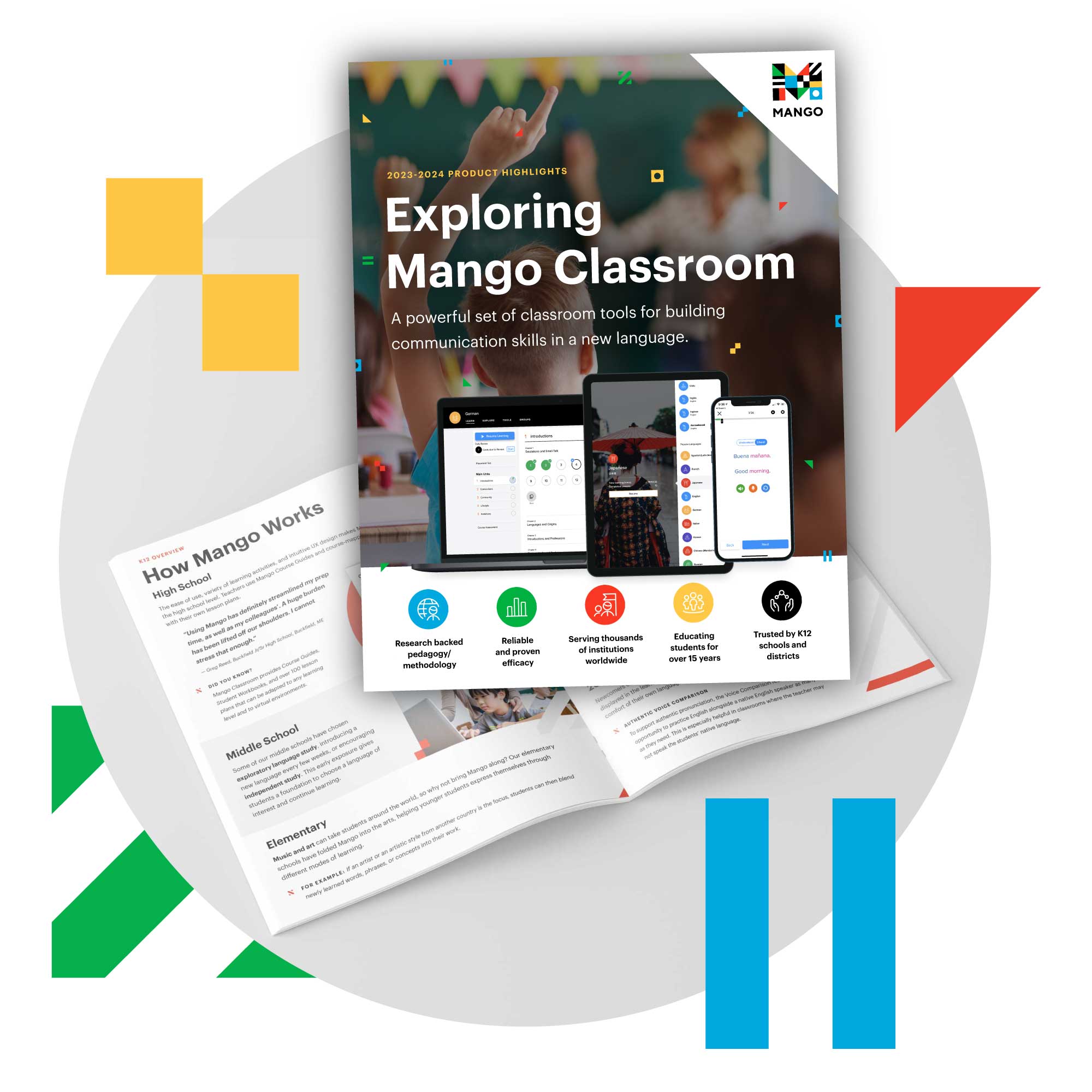 Mango Classroom Catalog Mockup