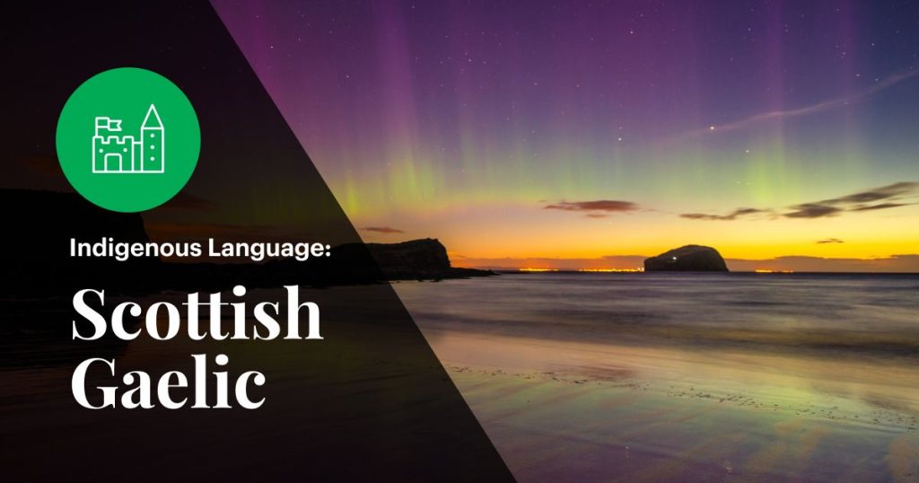 Indigenous Scottish Gaelic