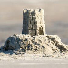 A sand castle